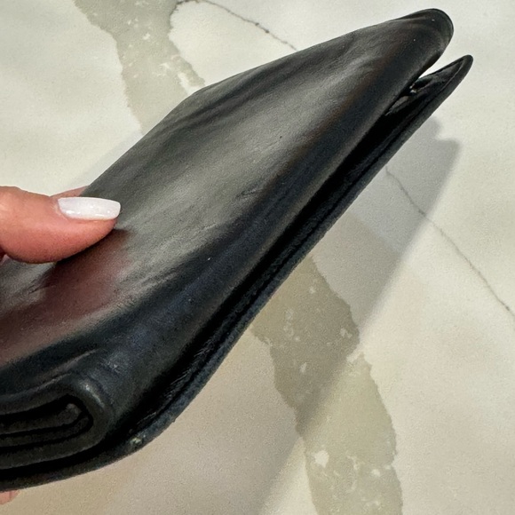 PRADA Vintage Soft Leather Black Snap Long Wallet - Picture 4 of 17